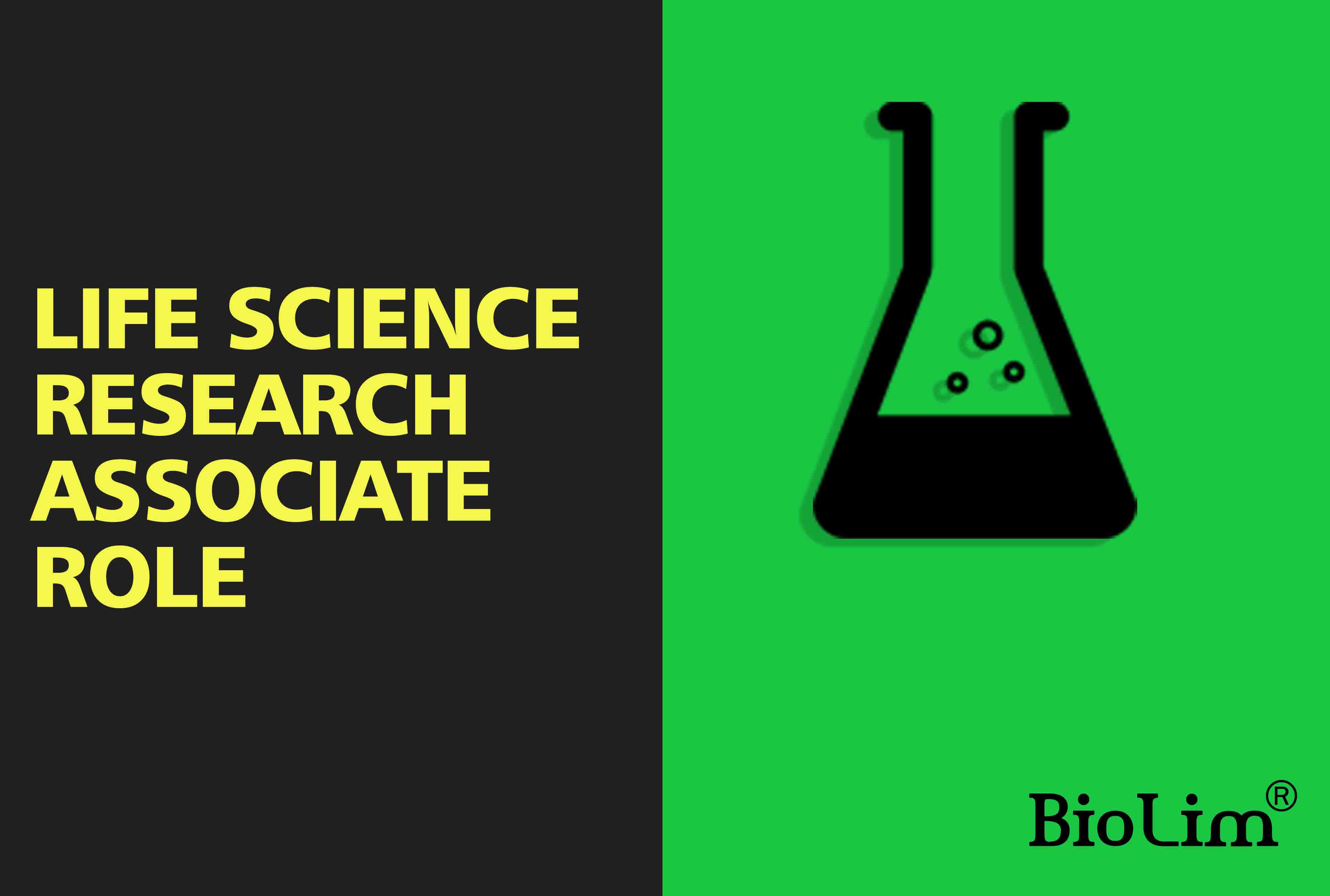 Online internship on life science research associate role