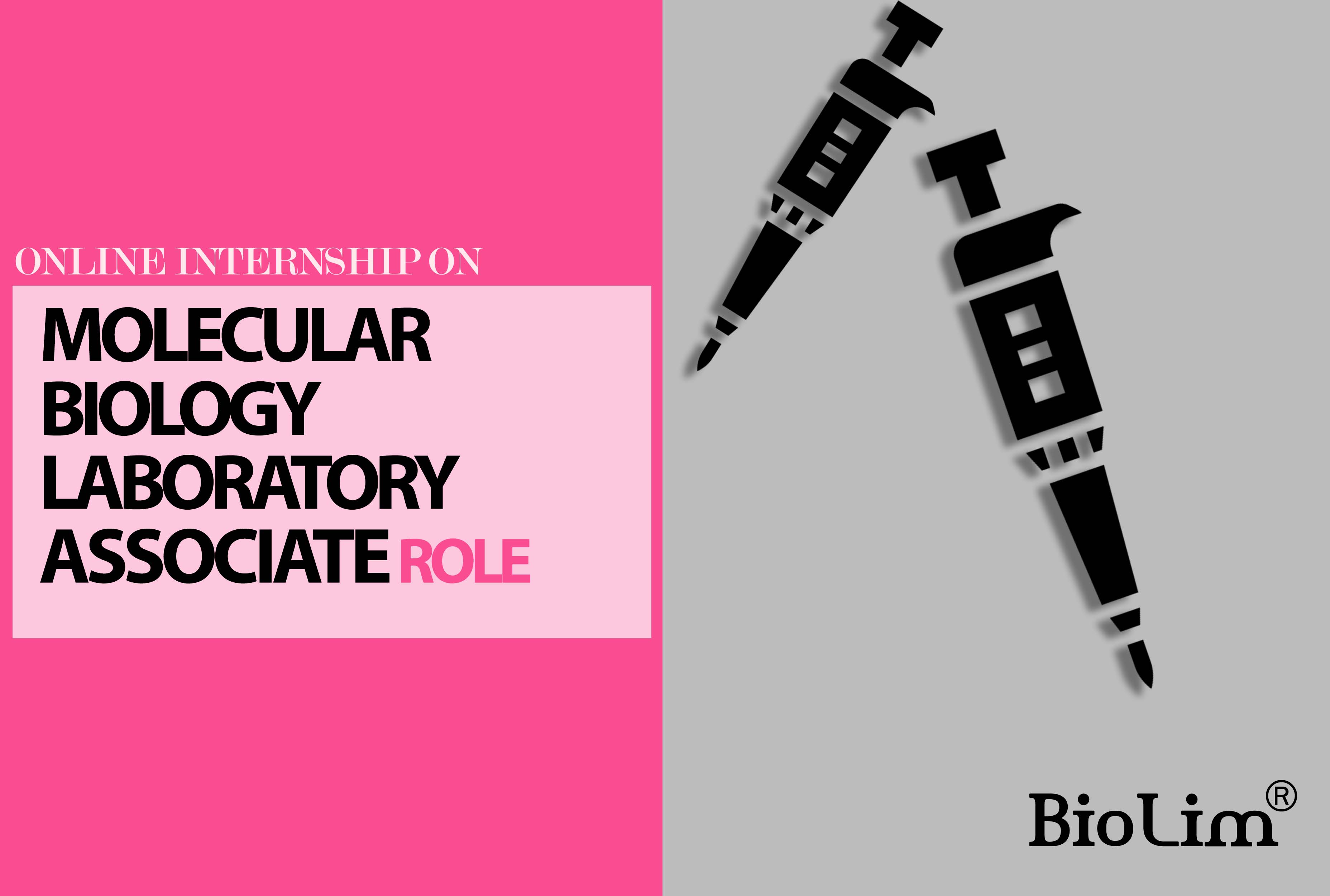 Internship on molecular biology laboratory associate role