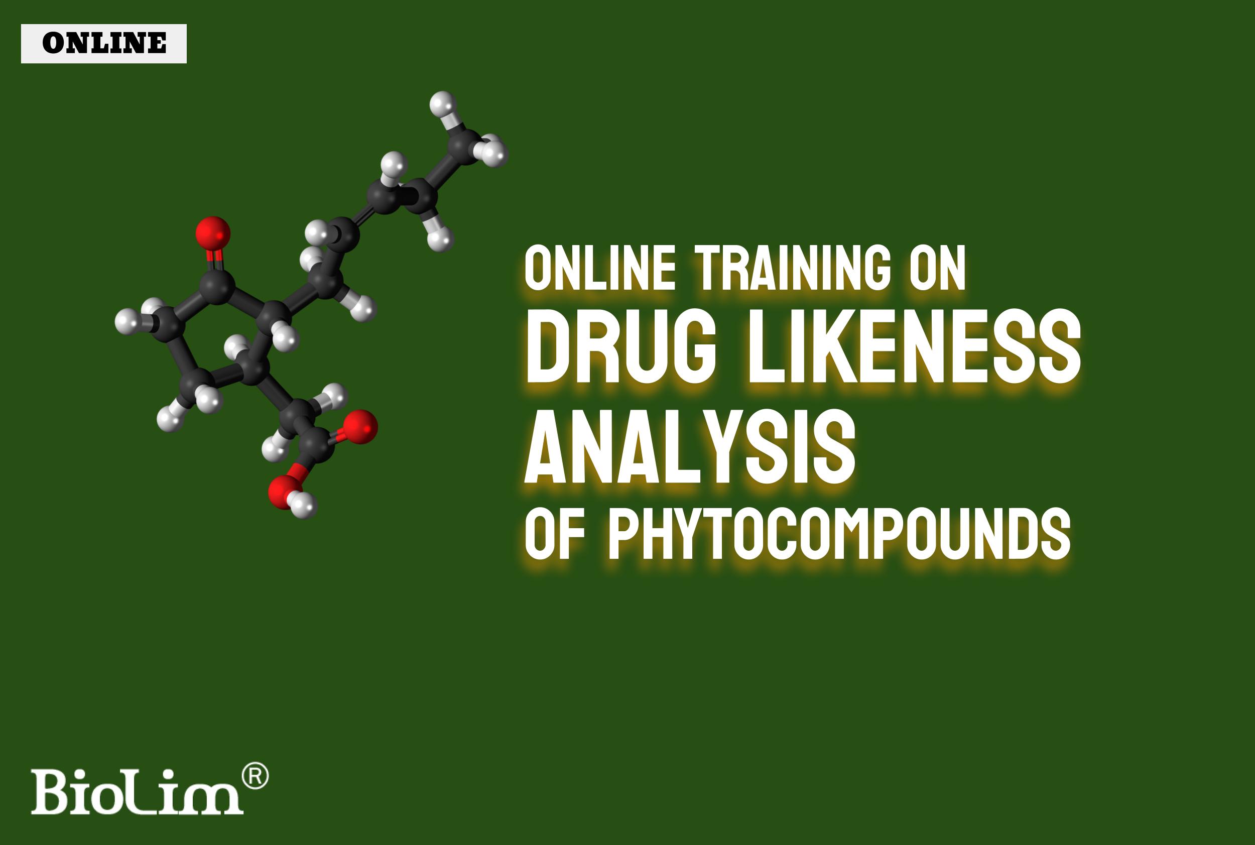 Online training on drug likeness analysis of phytocompounds