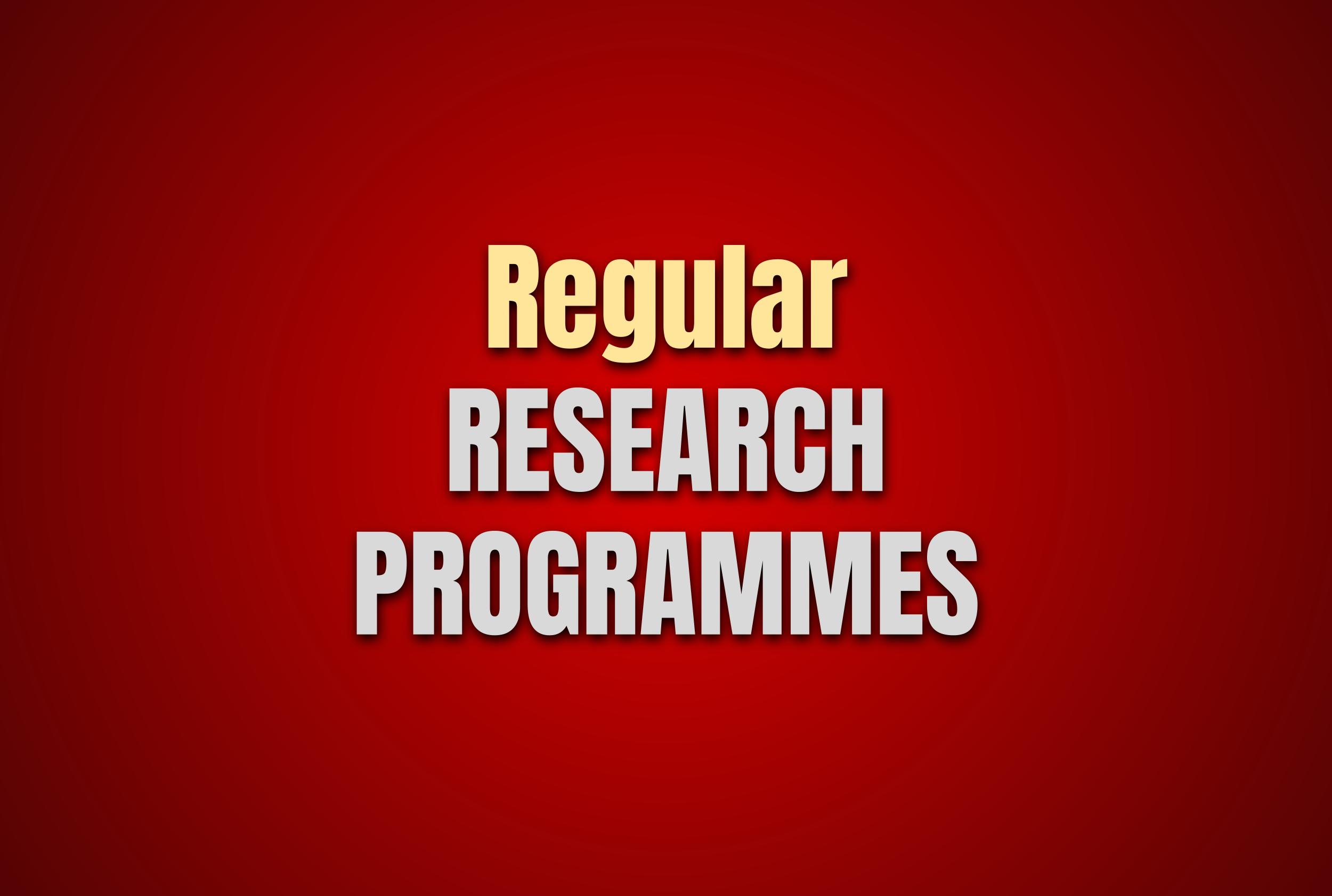 BioLim Regular Research Programmes