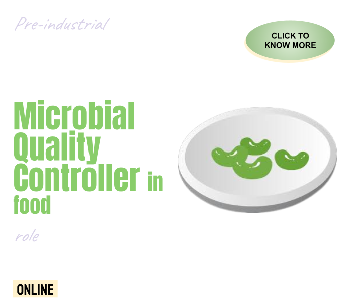 internship on microbial quality controller in food