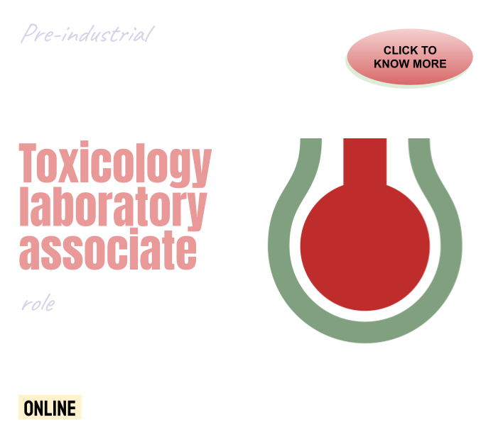 Internship on toxicology laboratory associate role